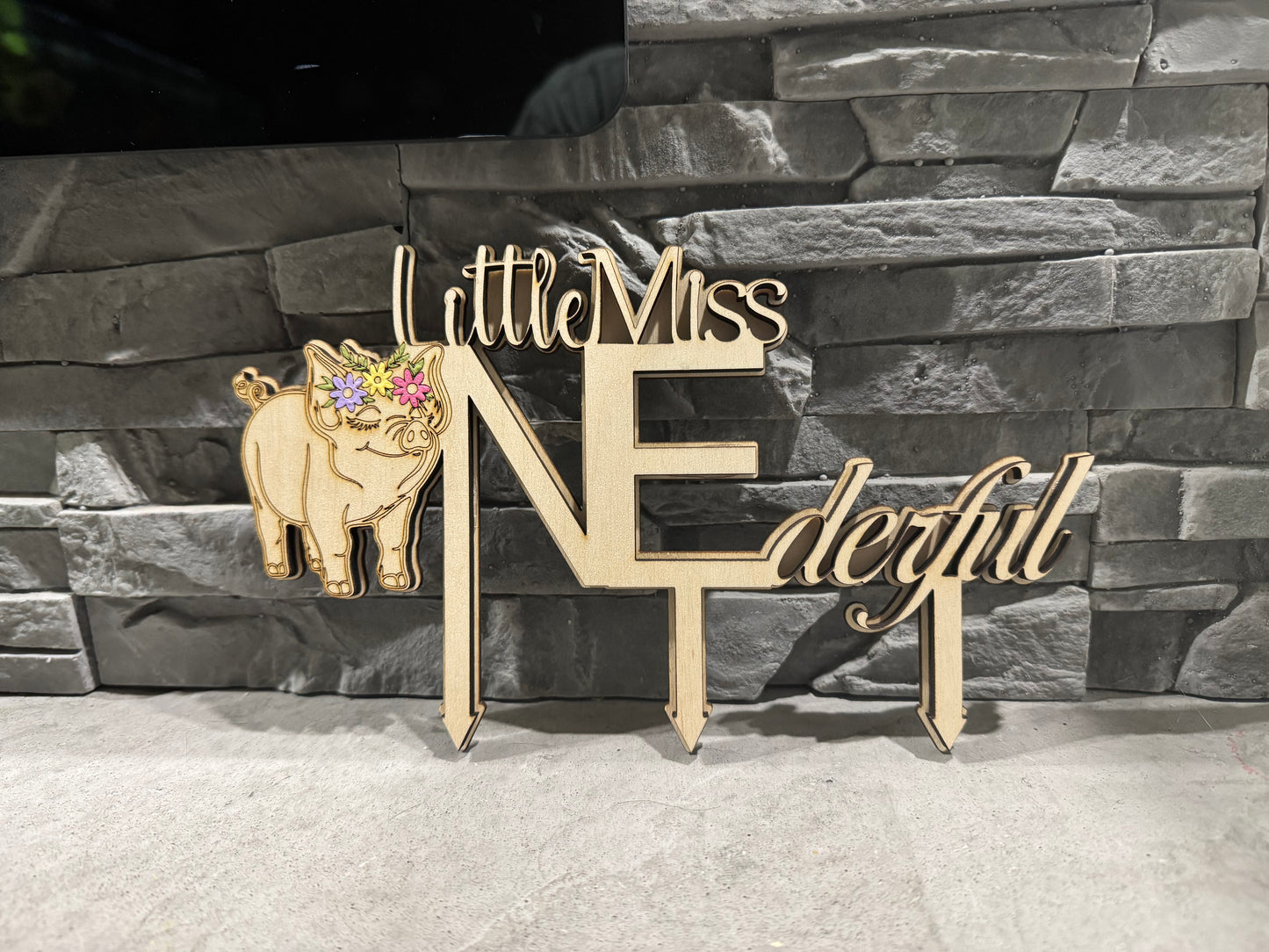 Little Miss Wonderful Cake Topper