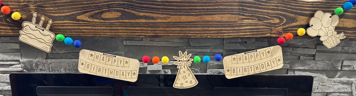 Happy Birthday Garland