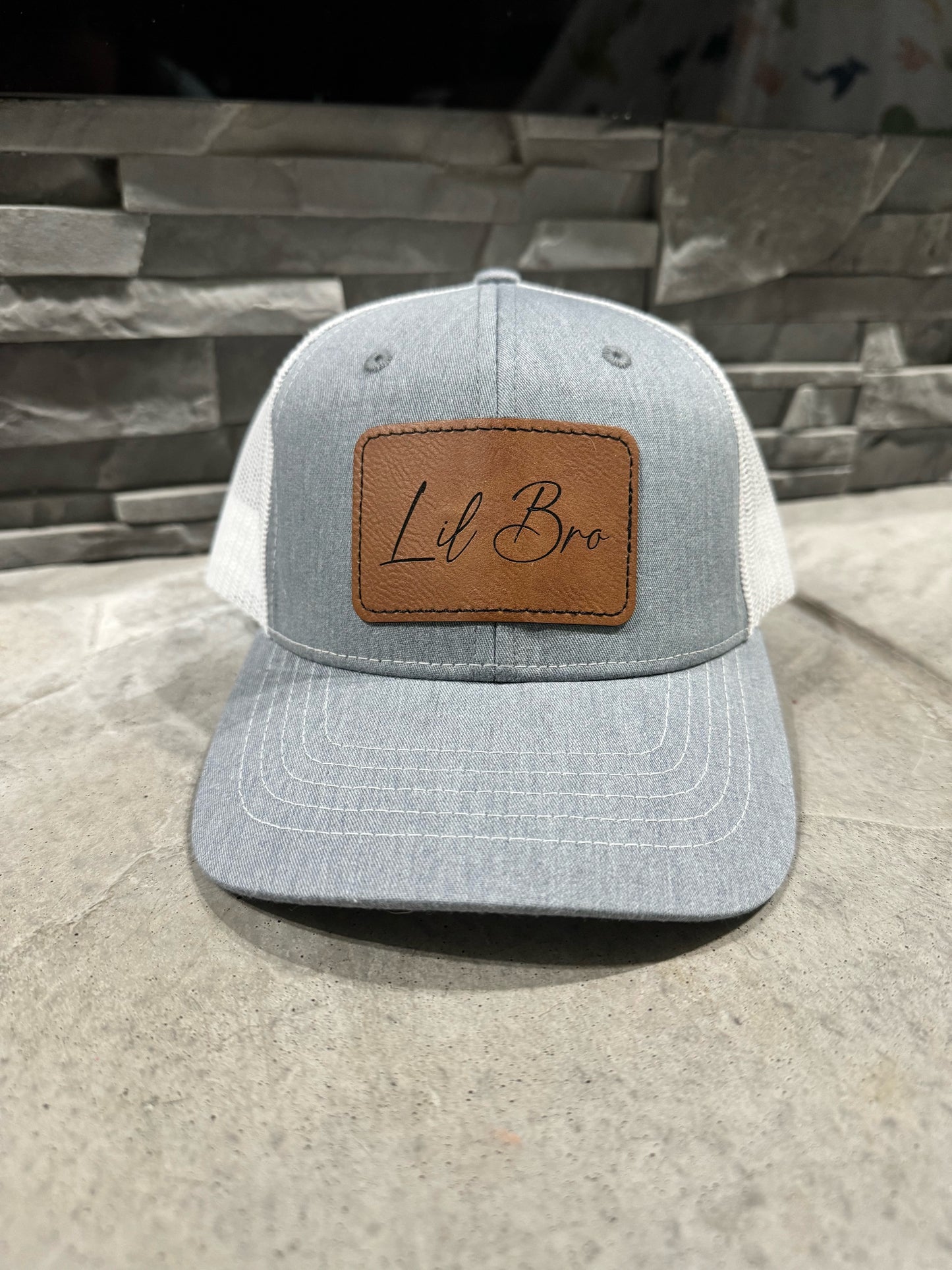 Youth Leather Patch Hat