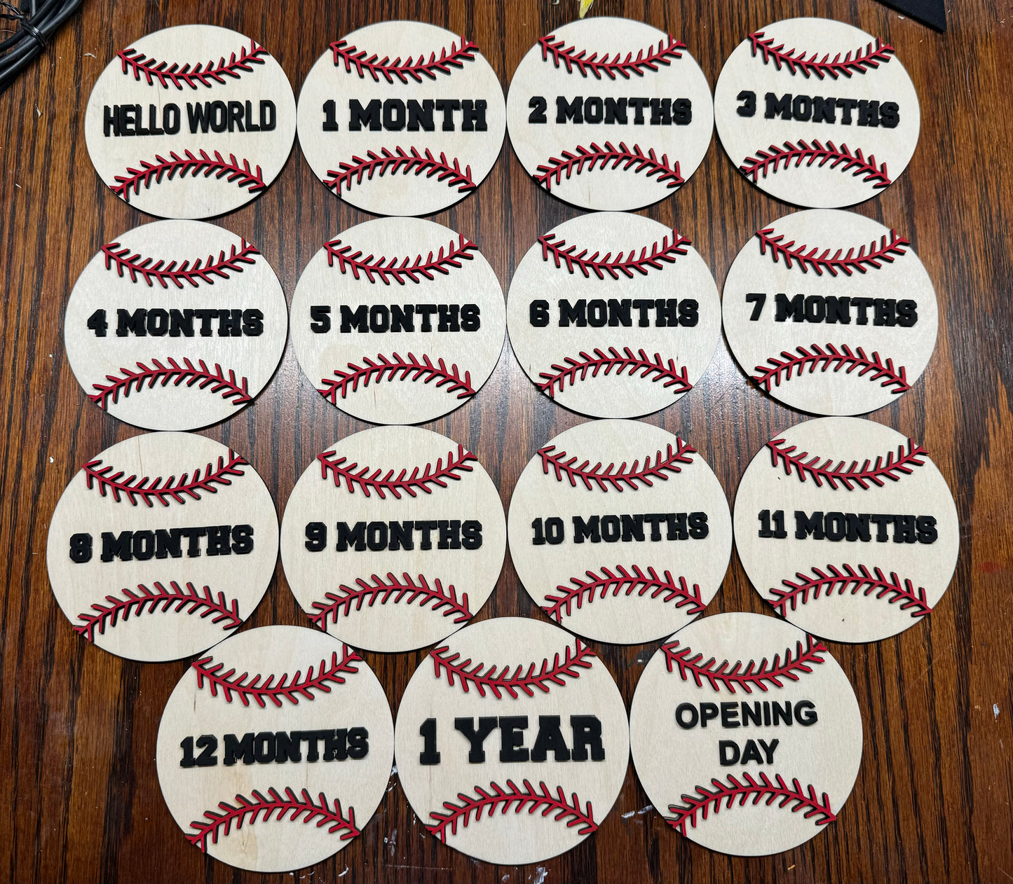 Baby Milestone - Baseball