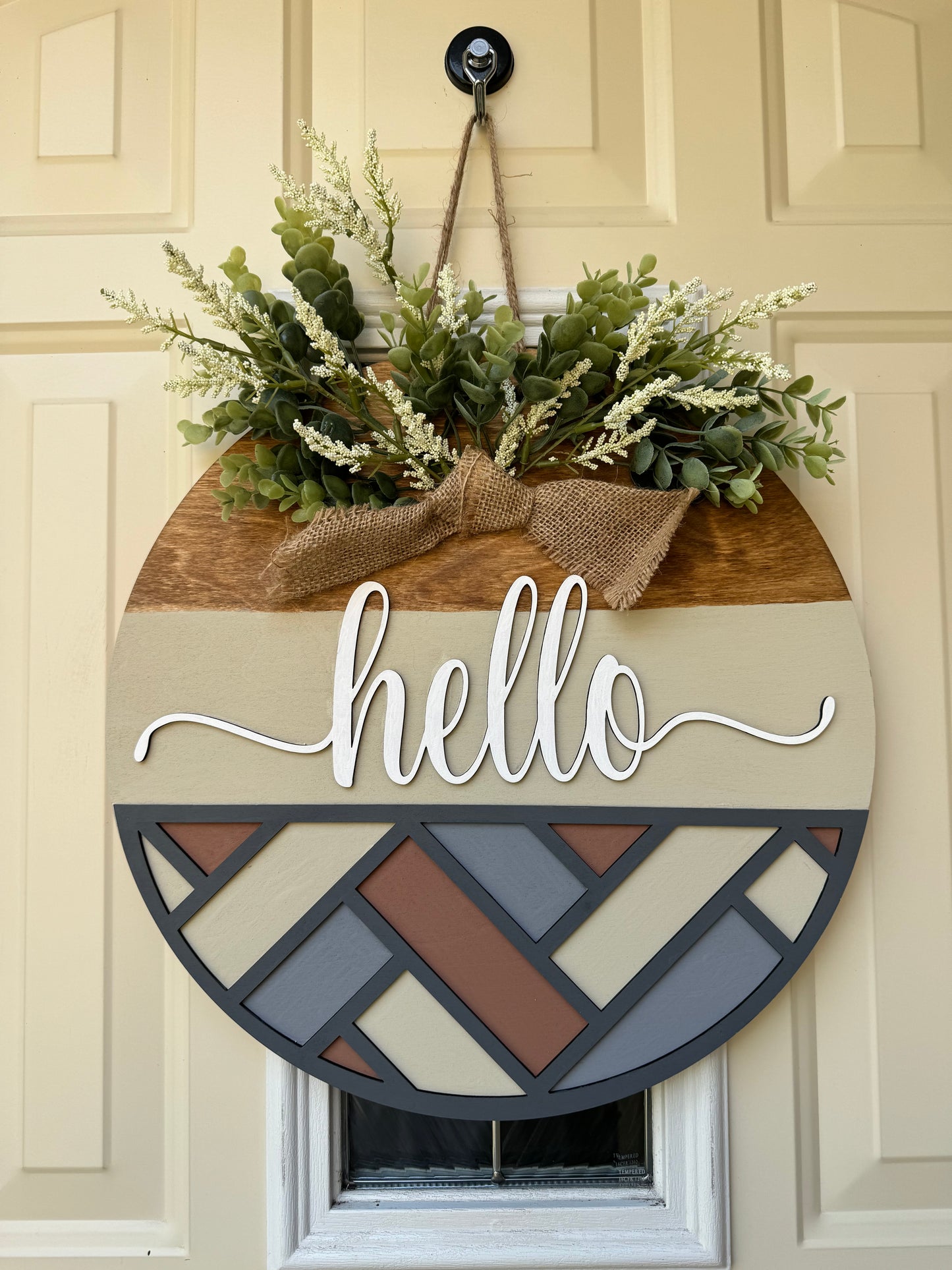 Hello Door Sign