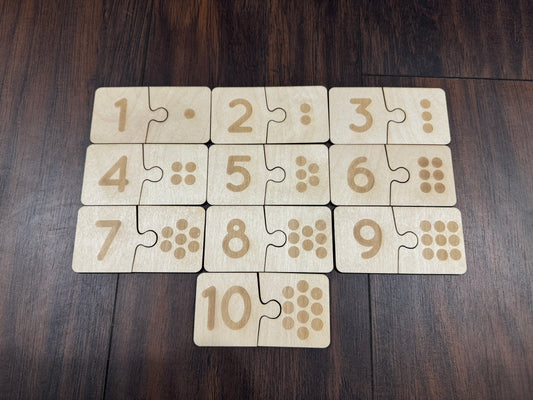 Number puzzle 1-10