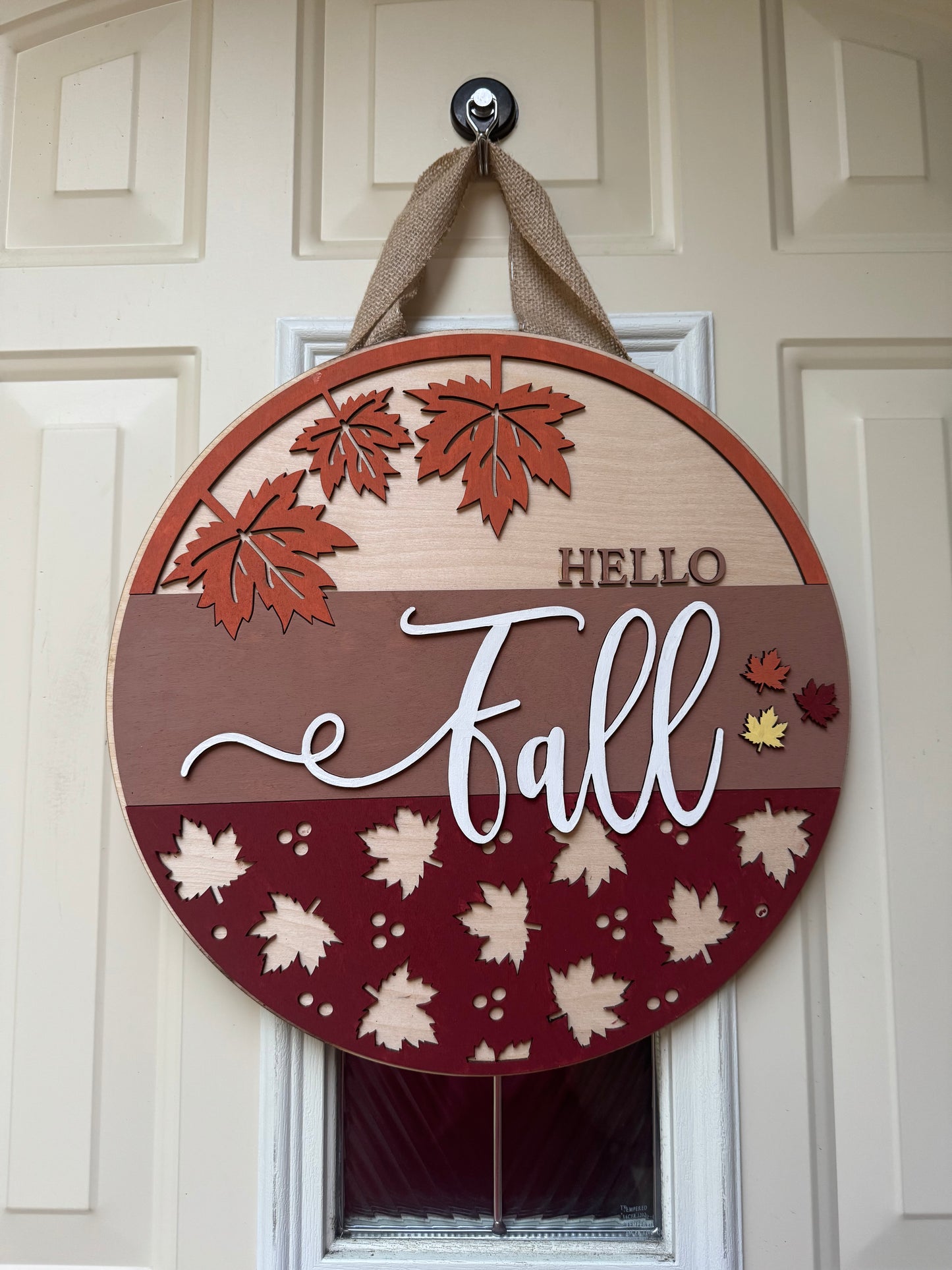 Hello Fall door sign