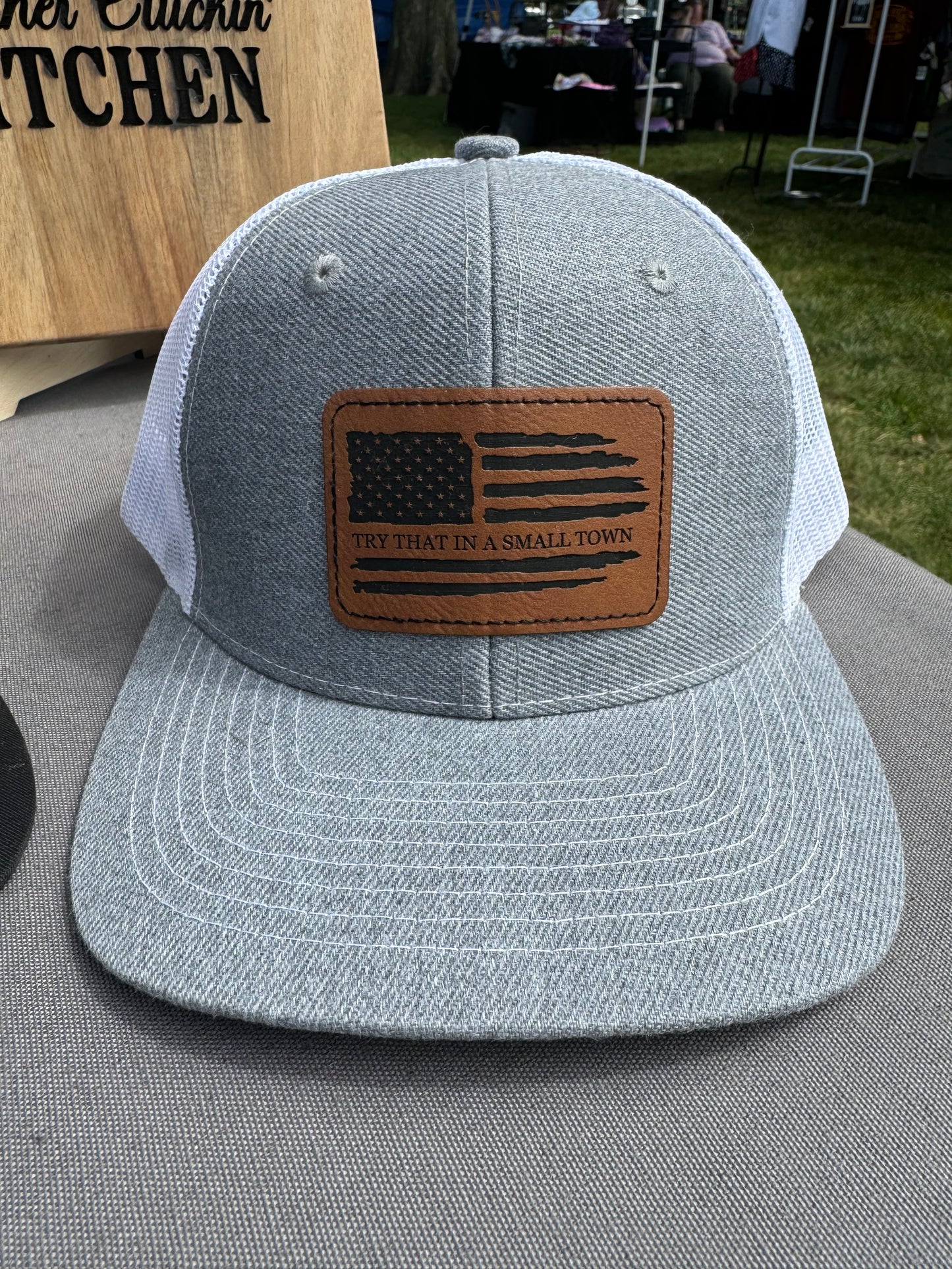 Leather Patch Hat