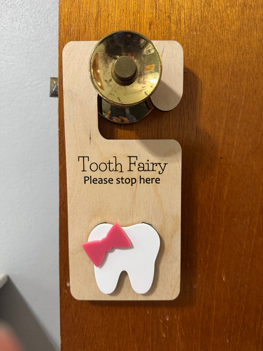Tooth Fairy Door Sign