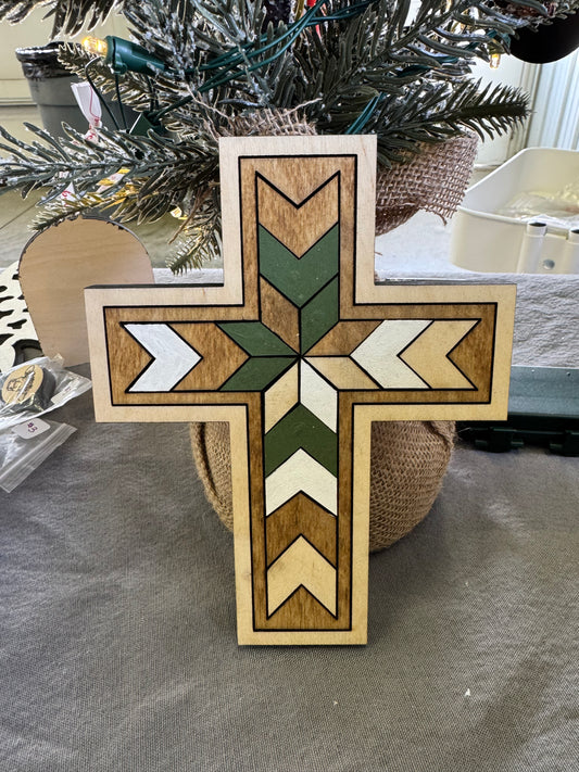 Barn Quilt Cross