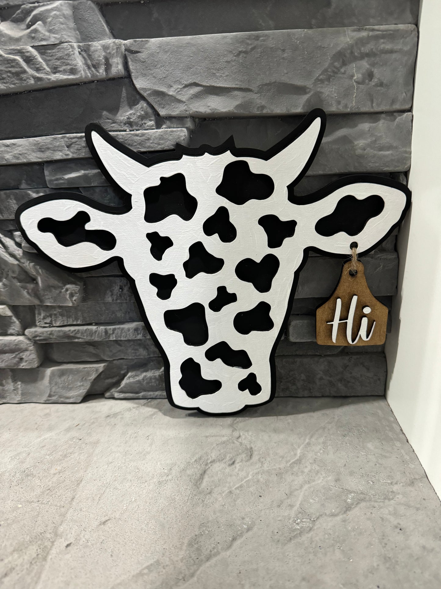 Cow Head Sign