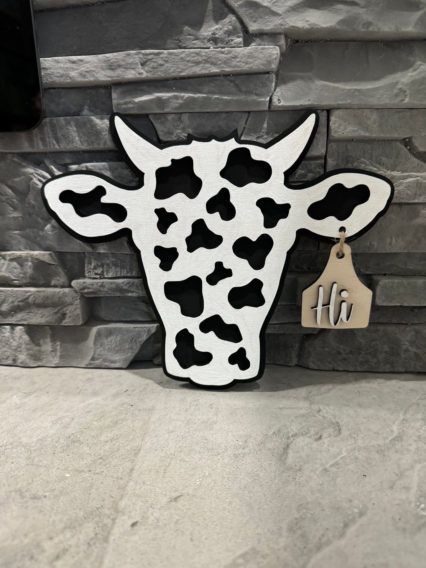 Cow Head Sign