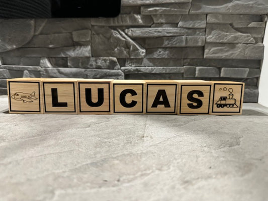 Personalized Name Blocks