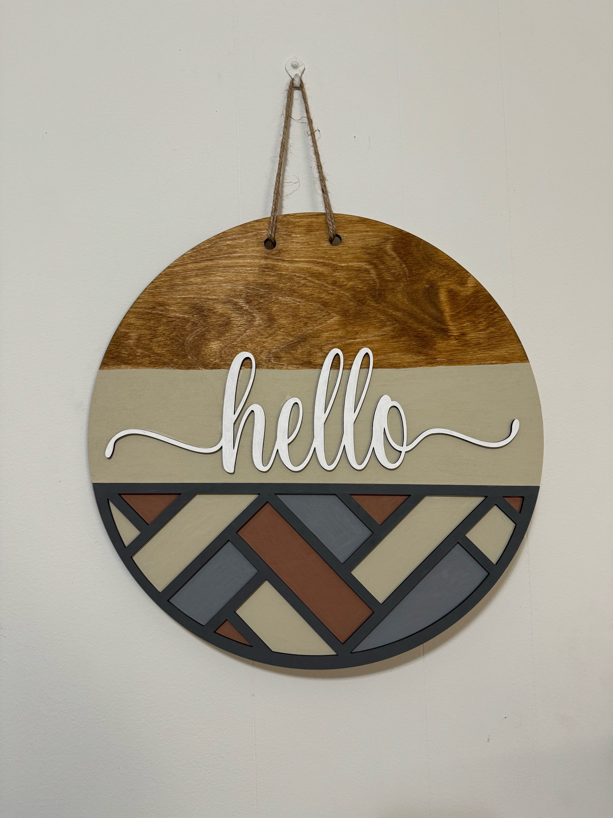 Hello Door Sign – Late Night Laser
