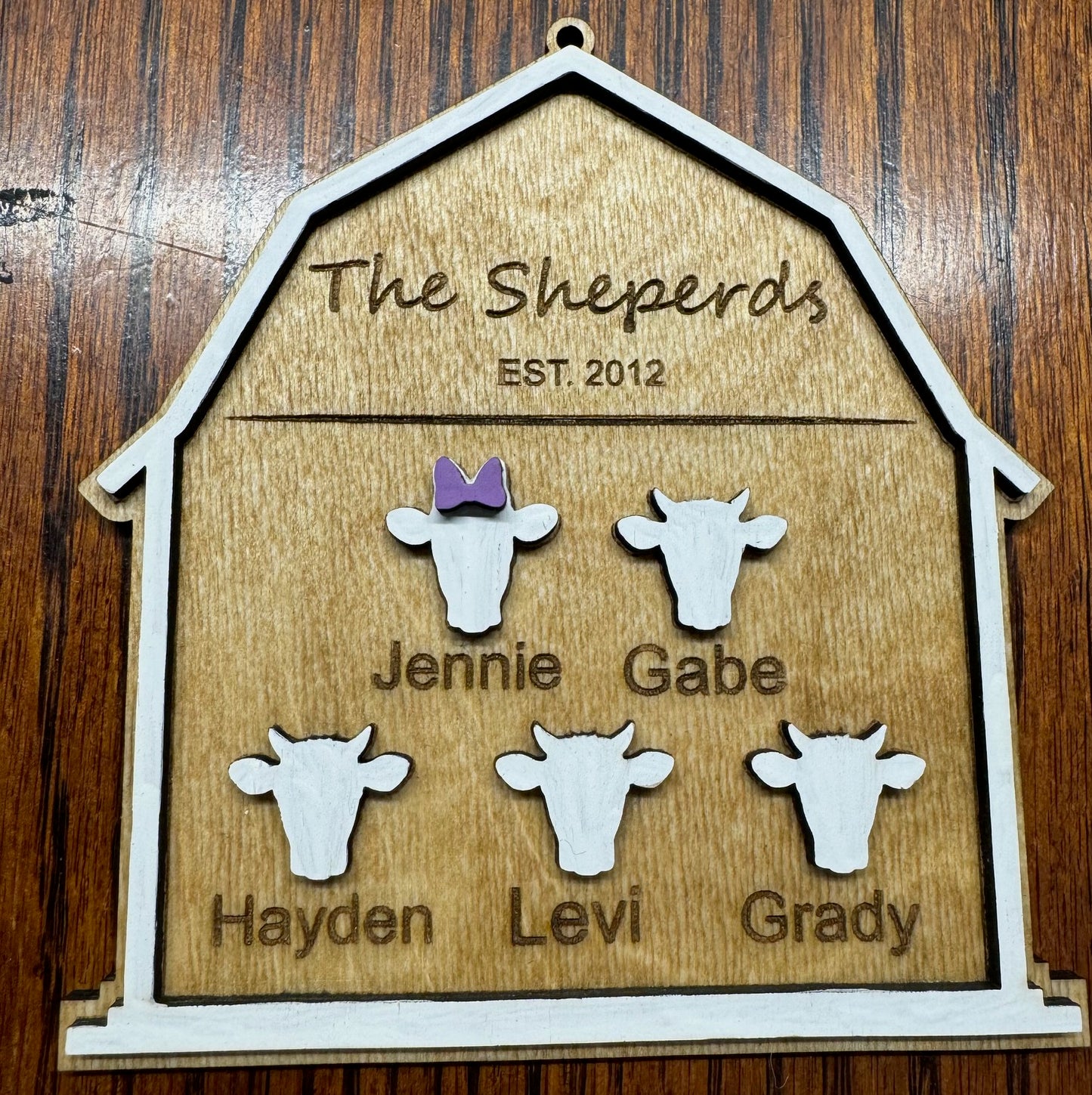 Farm Animal Family Ornament