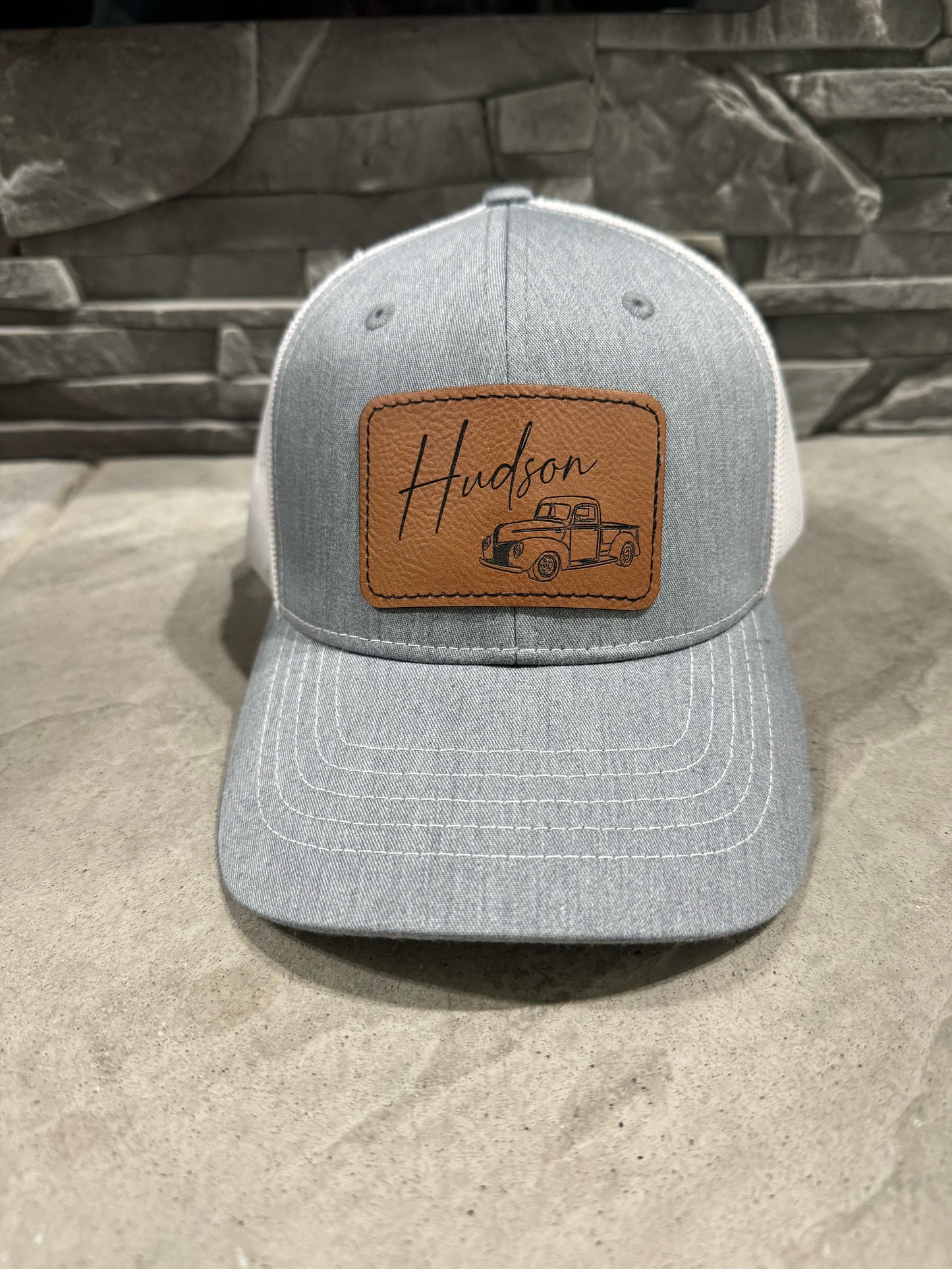 Youth Leather Patch Hat