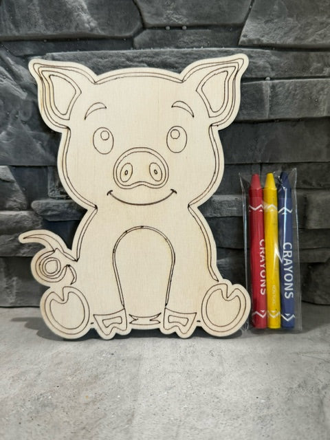 Kids Coloring - Farm Animals