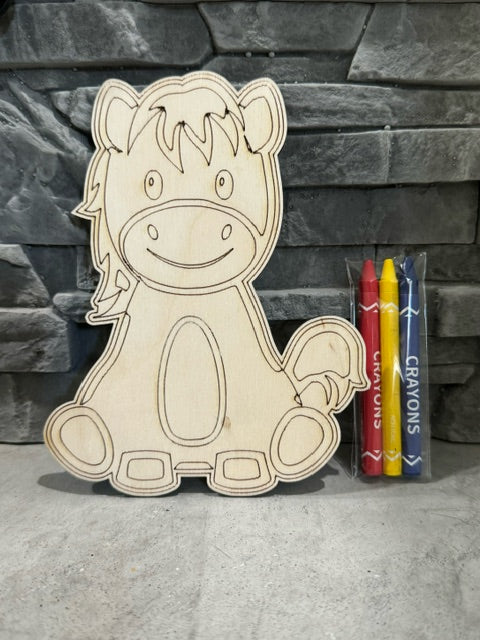 Kids Coloring - Farm Animals