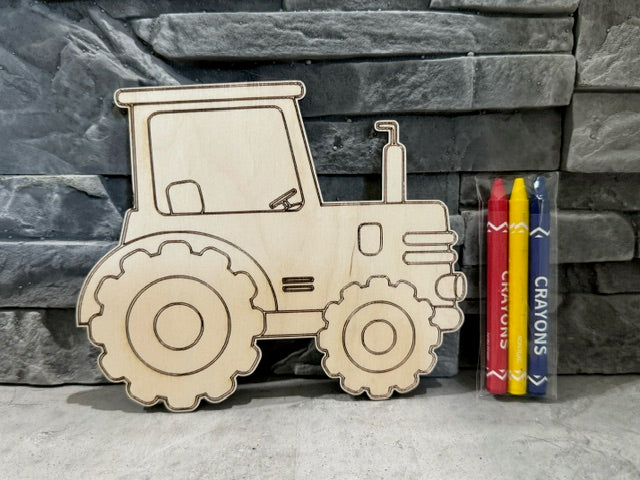 Kids Coloring - Tractors