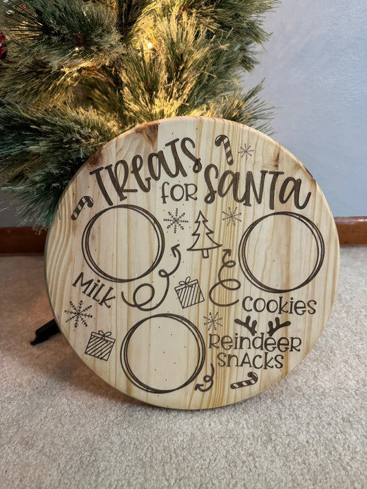 Santa Cookie Plate